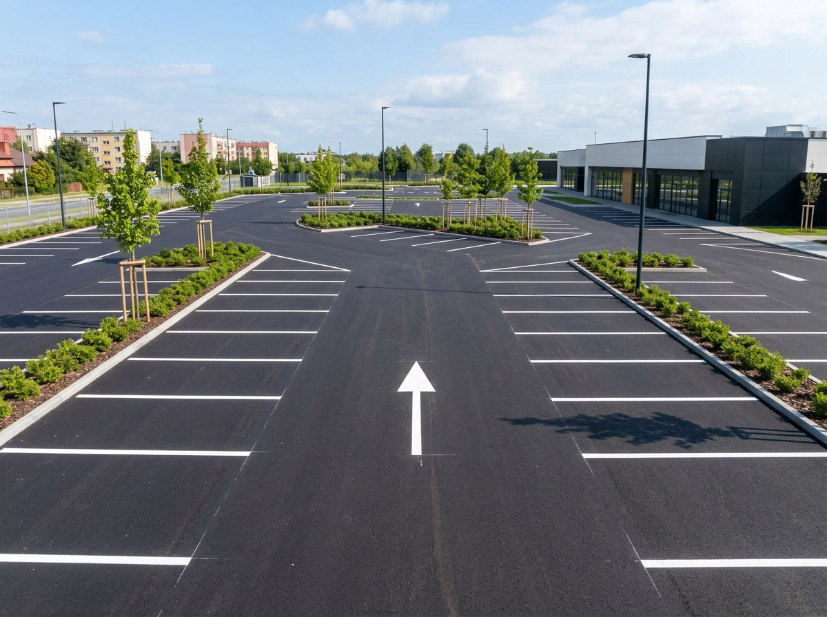 Miejsca parkingowe — wizualizacja AI
